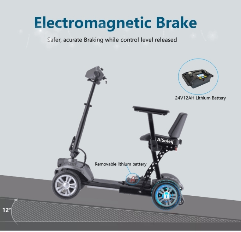 L25 folding mobility scooter (4)