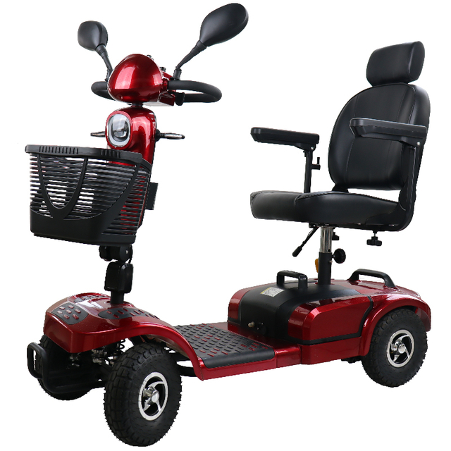 350W Foldable Four Wheels Handicap Scooter