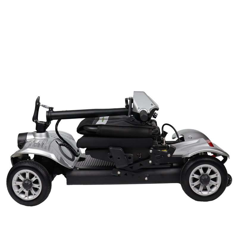 Outdoor 4 wheel handicap compact folding mobility scooter