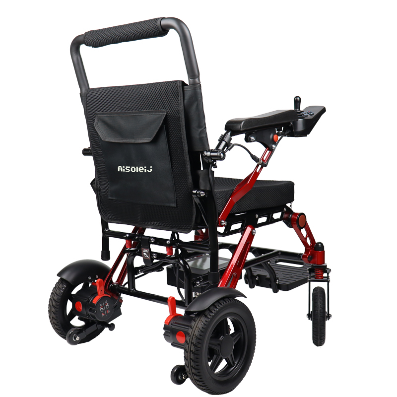 Magnesium Alloy Light Folding Electric Wheelchair 