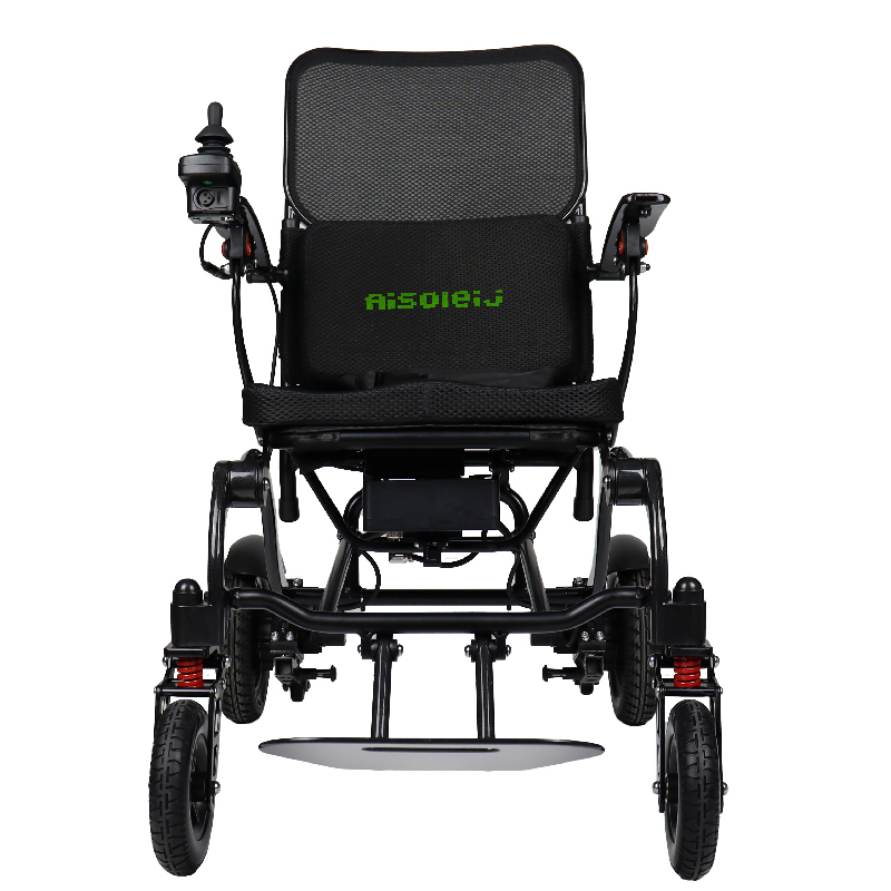  Carbon&Aluminum Fether Light Conbinate Folding Electric Wheelchair
