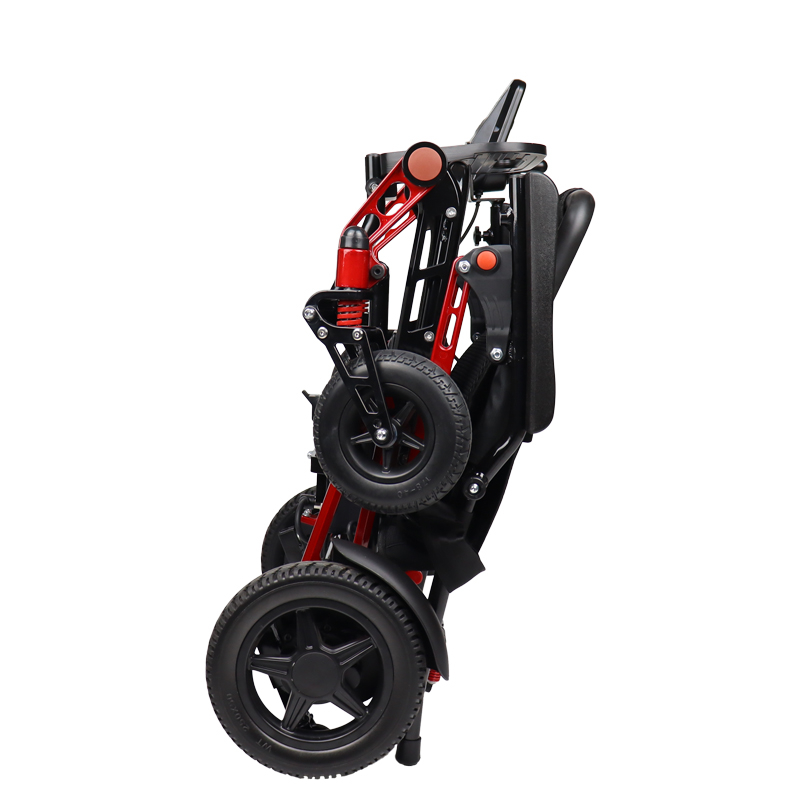 Magnesium Alloy Light Folding Electric Wheelchair 