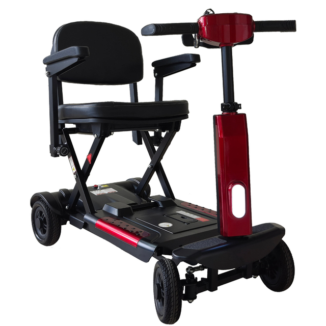 L26M 4 Wheel Disable Light Manual Folding Mobility Scooter