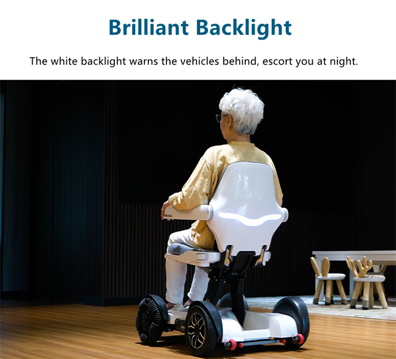 K01 smart robot folding electric power wheelchair (9)