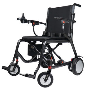 Outdoor ultra light carbon fiber folding power wheelchair