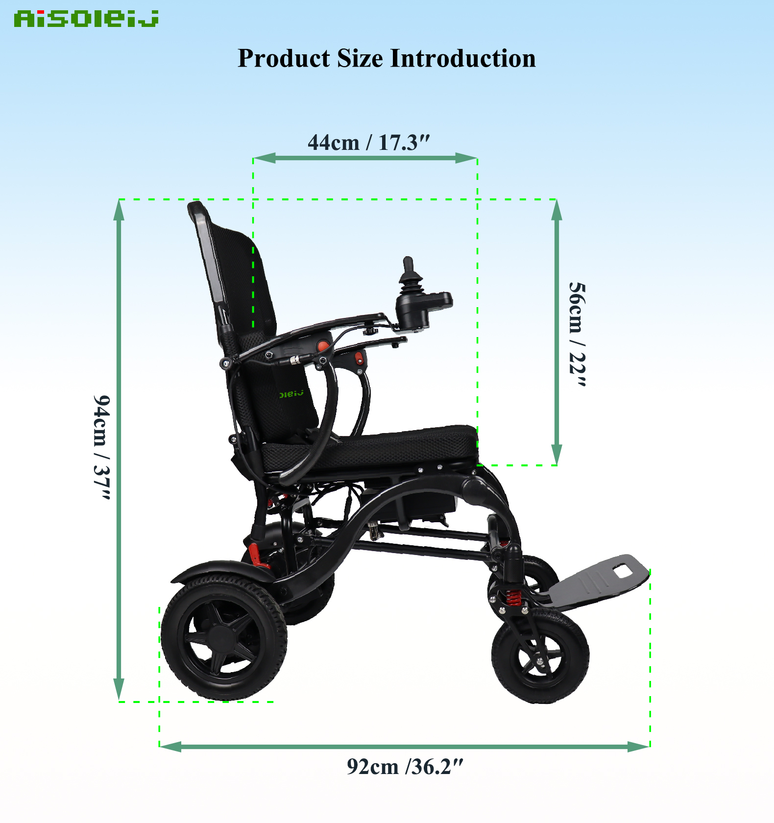K03 carbon fiber electric wheelchair (7)