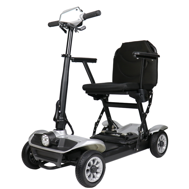 Outdoor 4 wheel handicap compact folding mobility scooter